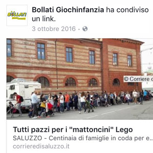 Mattoncinomania - edizione 2016